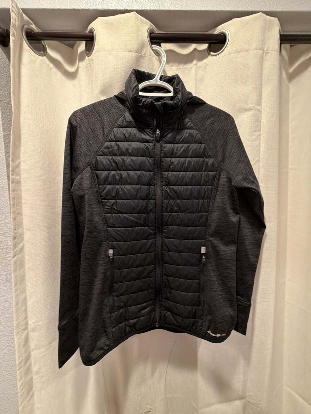 Eddie Bauer Women's Primaloft Hybrid Quilted Hooded Full-Zip Jacket